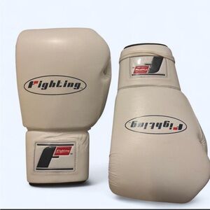 Men's Cream Boxing Gloves